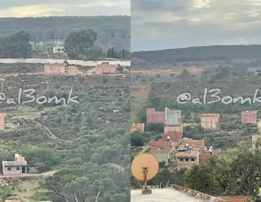 مافيا البناء العشوائي تعتدي على غابة اكزناية تحت أنظار سلطات طنجة (صور)