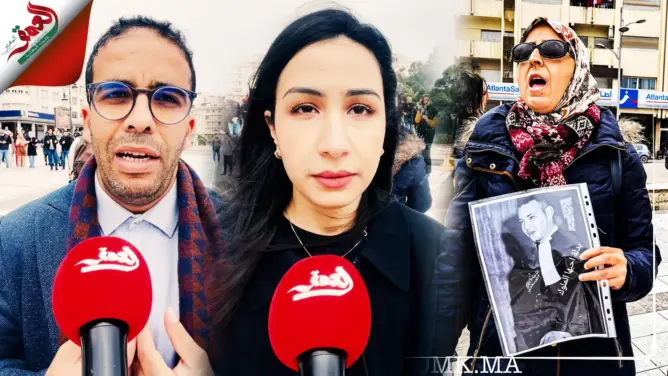 احتجاج راسبين بامتحان المحاماة بطنجة