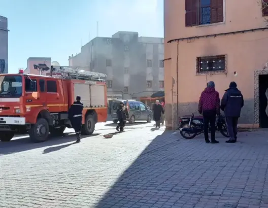 انفجار قنينة غاز يتسبب في اندلاع حريق بورزازات