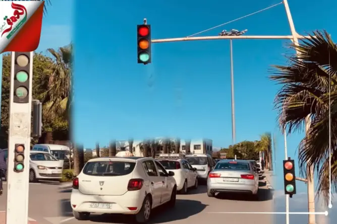 فيروس يصيب إشارات المرور بالجديدة ومطالب بإصلاحها
