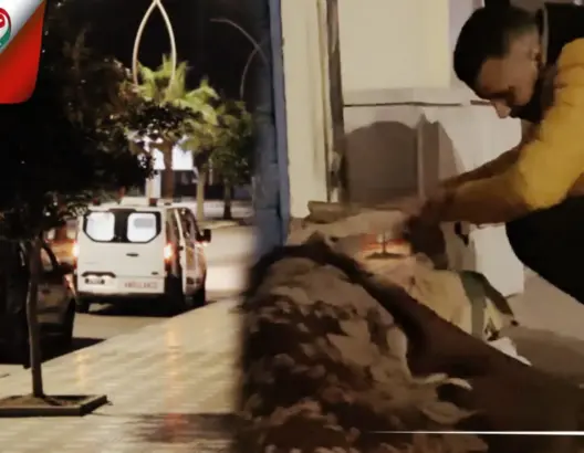 توزيع أغطية وطعام على المتشردين بأزمور