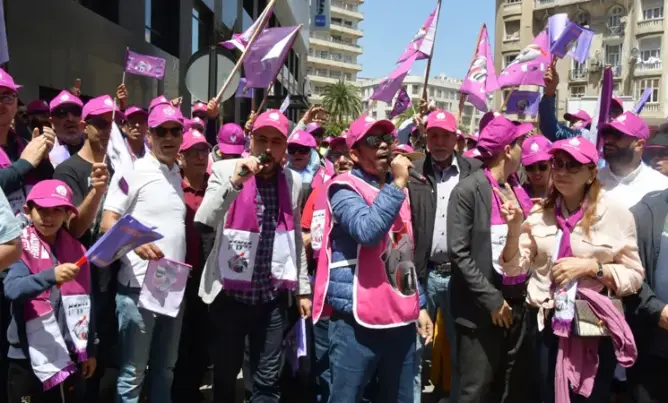 نقابة تساهم ماديا في حساب التضامن وتدعو أسرة التعليم للانخراط