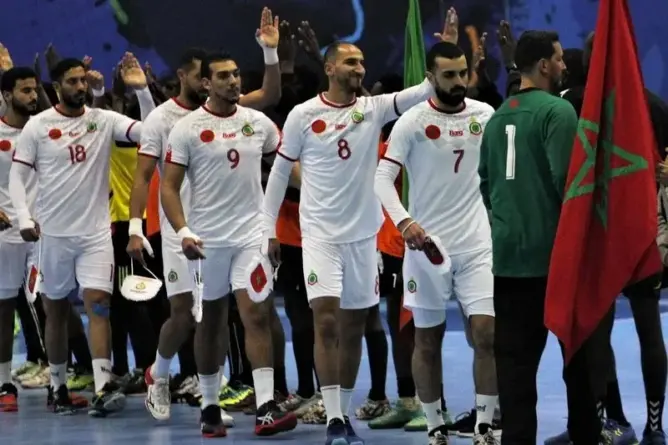 المنتخب المغربي يهزم نظيره الجزائري في مونديال كرة اليد