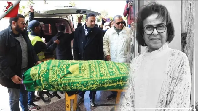 تشييع جثمان الفنانة خديجة أسد بمقبرة الشهداء