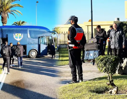 حفاوة استقبال بعثة أوكلاند سيتي بطنجة