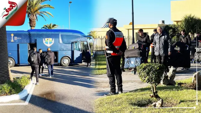 حفاوة استقبال بعثة أوكلاند سيتي بطنجة