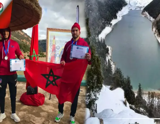 سباحان يحكيان تجربة السباحة في بحيرة أكلمام أزكزا الباردة