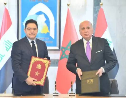 المغرب والعراق يوقعان على مذكرتي تفاهم لإحداث آلية للمشاورات السياسية والتكوين الدبلوماسي