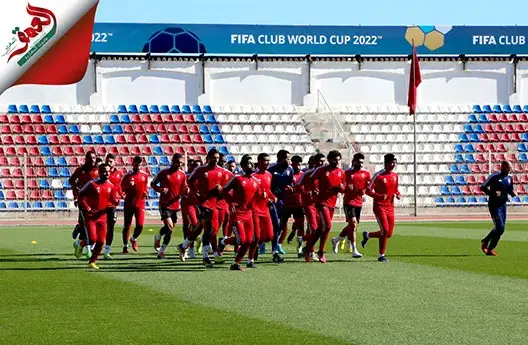الأهلي المصري يخوض آخرة حصة تدريبية قبل أول مباراة بالموندياليتو