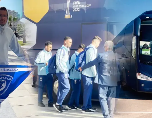 بعثة الهلال السعودي تصل لطنجة عبر “البراق” استعدادا لنصف نهائي الموندياليتو