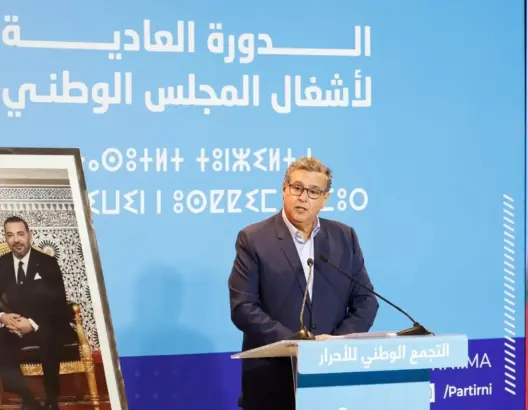 عزيز أخنوش، رئيس حزب التجمع الوطني للأحرار