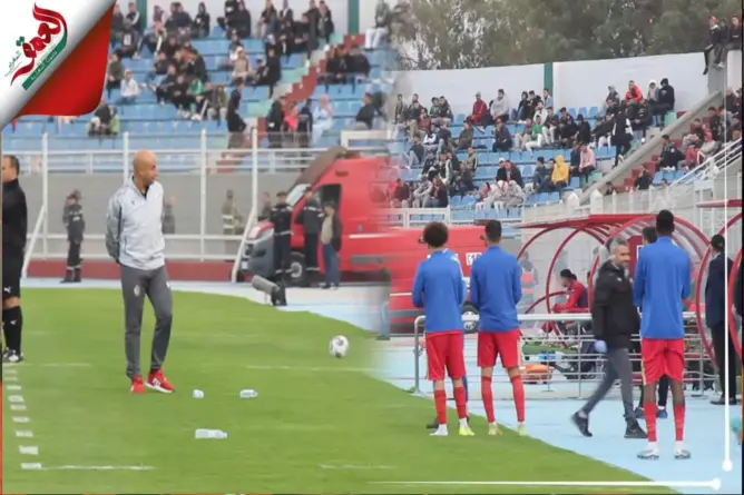 هكذا احتفل بدلاء الوداد والطاقم بهدف صامبو في مرمى الجديدة