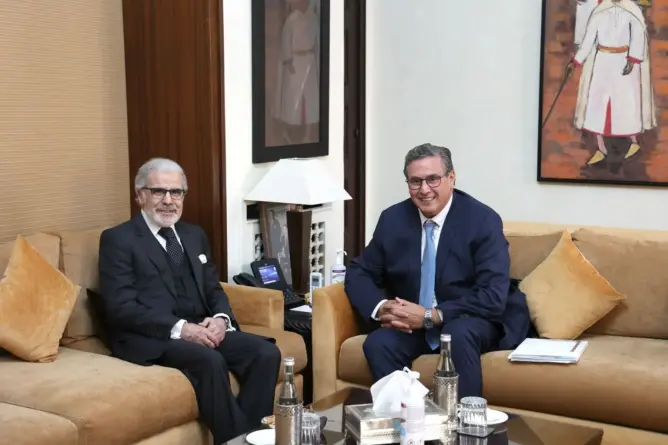 استقبل رئيس الحكومة عزيز أخنوش، اليوم الأربعاء 22 فبراير 2023 بمقر رئاسة الحكومة في الرباط، عبد اللطيف الجواهري والي بنك المغرب.
