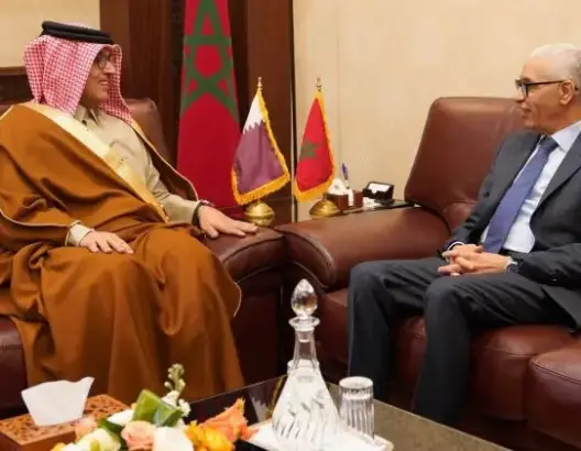 الطالبي يتباحث مع سفير قطر ويشيدان بالعلاقات المتينة بين البلدين