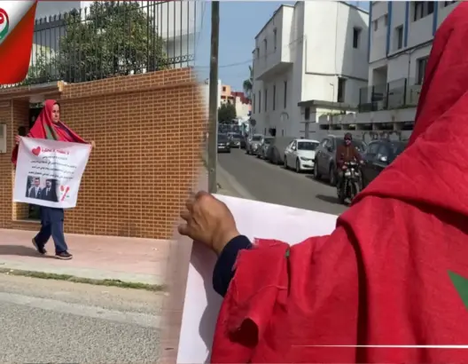 أرملة سجنت بسبب “باركينغ” تحتج بشوارع الجديدة ضد الحكرة