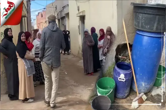 ساكنة حي بقلب مدينة الجديدة بدون ماء