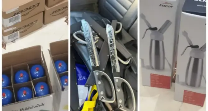 أمن طنجة يحجز آلاف الكبسولات لغاز كيميائي للتخدير ويوقف شخصين