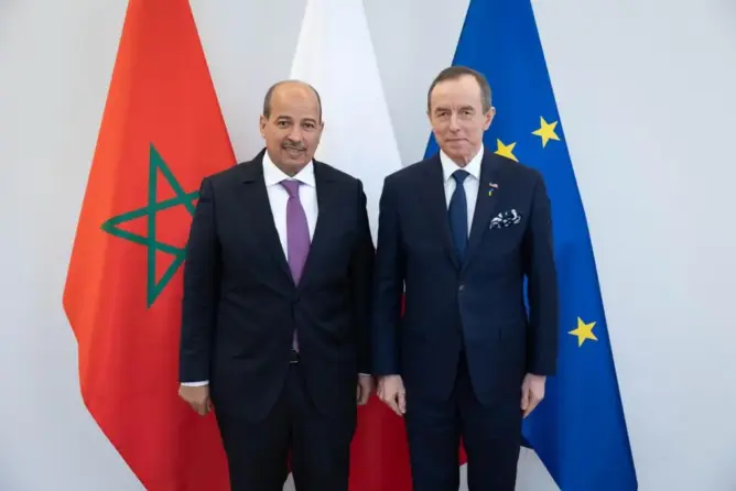 ميارة يجري مباحثات مع رئيس مجلس الشيوخ البولندي ويشيدان بالعلاقات بين البلدين