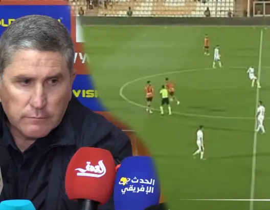غضب غاريدو من التحكيم أمام بركان