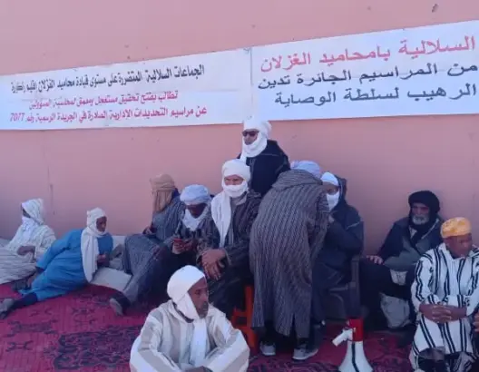مراسيم حكومية تخرج المئات بـ”محاميد الغزلان” للاحتجاج مجددا