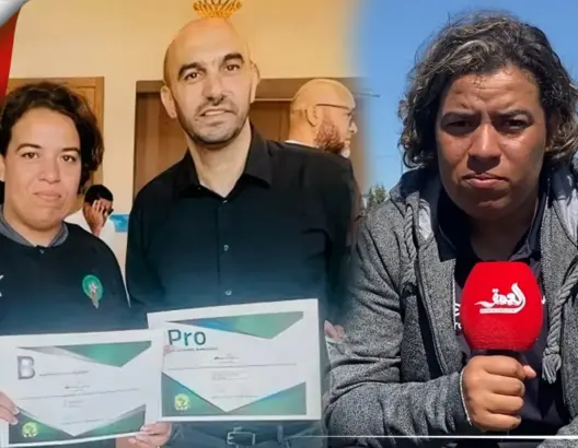 حسناء الدومي.. قصة أول مغربية تدرب فريق كرة قدم للرجال (فيديو)