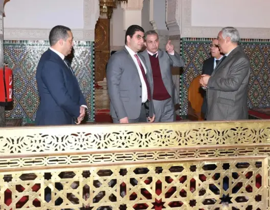بنسعيد يزور “هري السواني” ومشاريع ثقافية بمدينة مكناس