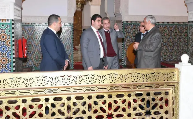 بنسعيد يزور “هري السواني” ومشاريع ثقافية بمدينة مكناس