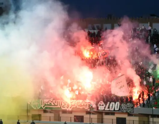 احتفالات وكراكاجات الجماهير الجديدية بفاس