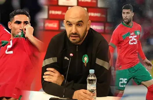 الركراكي يساند حكيمي