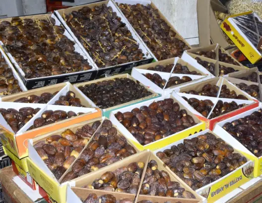 قبل أيام من رمضان .. إقبال كبير على التمور المغربية بفاس (فيديو)