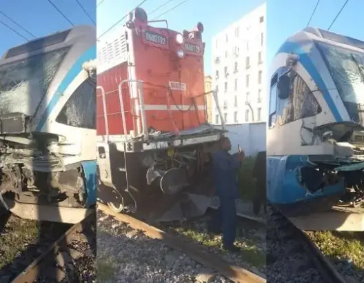 الحادث الثاني في ظرف أسبوع.. اصطدام بين قطارين بالجزائر يُخلف 7 مصابين