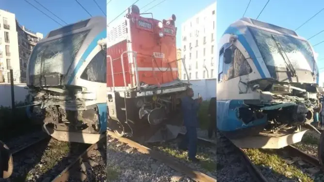 الحادث الثاني في ظرف أسبوع.. اصطدام بين قطارين بالجزائر يُخلف 7 مصابين