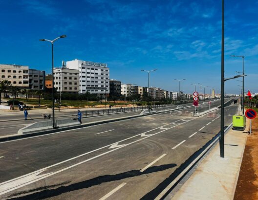 افتتاح أطول جسر معلق في الدار البيضاء