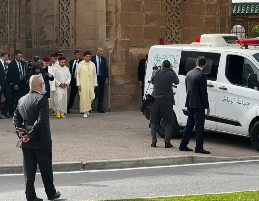 الأمير رشيد يحضر جنازة السفير والوزير الأسبق خالد الناصري بالرباط