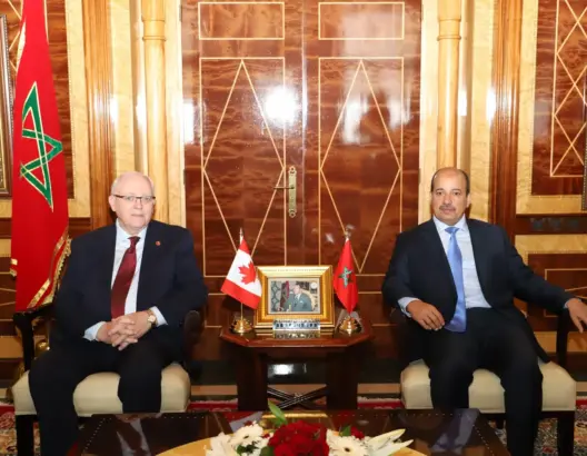 ميارة يتباحث مع نظيره الكندي سبل النهوض بالعلاقات المغربية الكندية