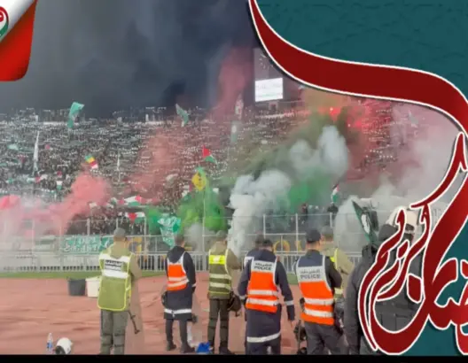 على إيقاع “يا لحبيبة يافلسطين”.. جماهير الرجاء تزين “دونور” بكراكاج عالمي