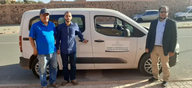 لأول مرة ..تفعيل الوحدة المتنقلة للعلاجات التلطيفية بورزازات