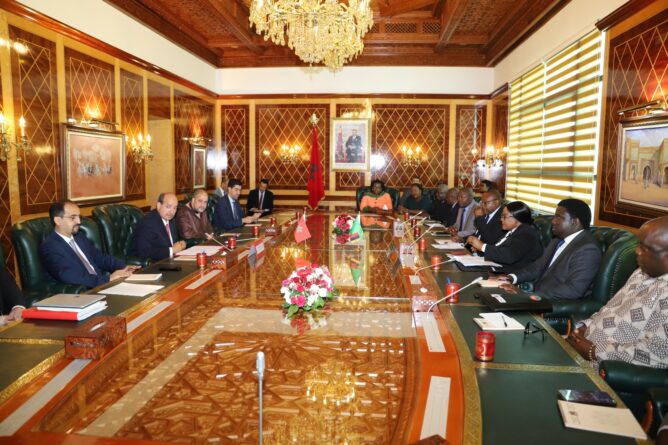 استقبل رئيس مجلس المستشارين النعم ميارة، الإثنين، بمقر المجلس Malungo A Chisangano نائبة رئيس الجمعية الوطنية بزامبيا التي تقوم حاليا بزيارة عمل لبلادنا على رأس وفد برلماني هام.