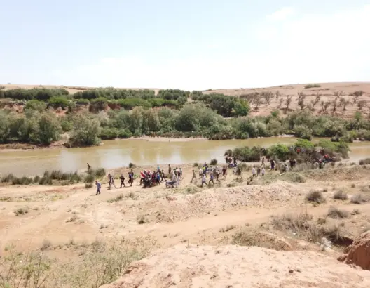 انتشال جثتي شخصين من نهر أم الربيع بالفقيه بنصالح