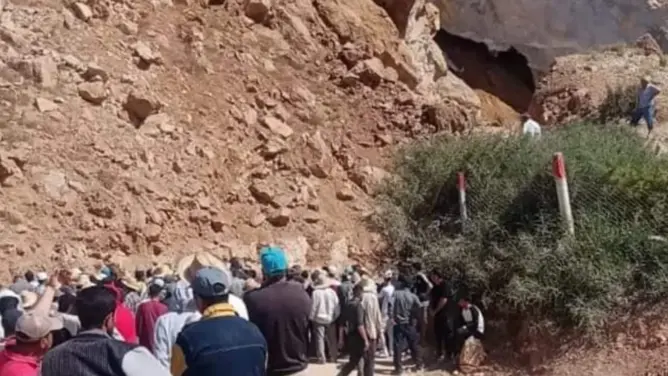 فقدان شخصين في انهيار مقلع صخري بضواحي خنيفرة