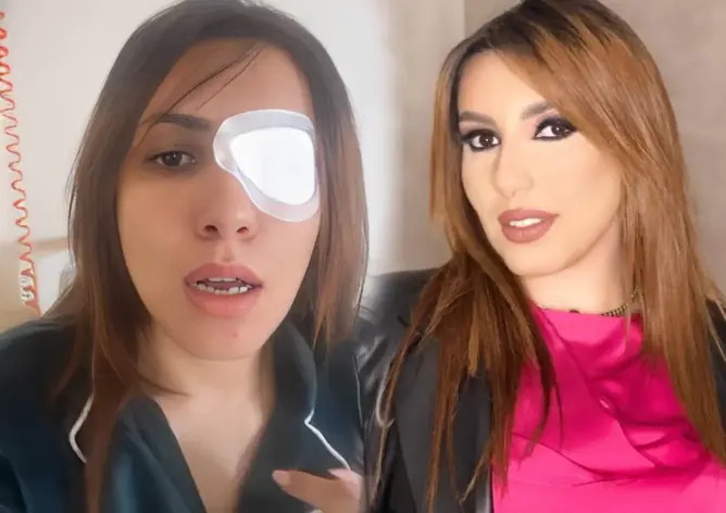 العدسات اللاصقة تُدخل سحر الصديقي للمستشفى
