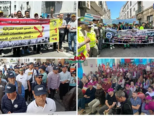 فاتح ماي بتطوان.. الغلاء يوحد مطالب النقابات في مسيرات حاشدة (فيديو وصور)