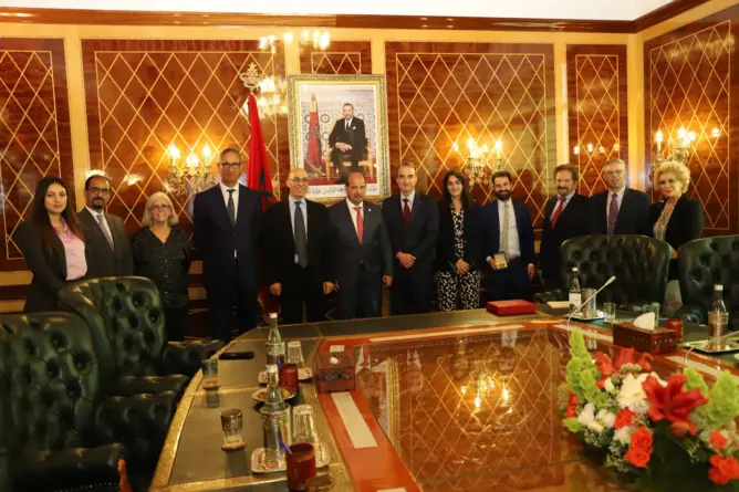 ميارة يتباحث مع اللجنة اليهودية الأمريكية ويشيد بمواقف واشنطن تجاه الصحراء المغربية