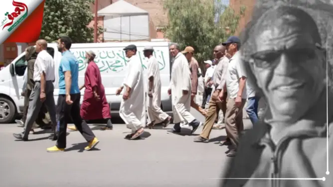 تشييع جنازة الأستاذ الجامعي السابق لكبير أحجو وعضو لجنة النموذج التنموي(فيديو)