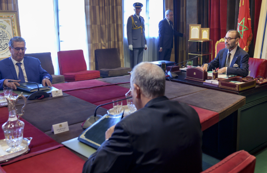 الملك محمد السادس يترأس جلسة عمل خُصّصت لتتبع البرنامج الوطني للتزود بالماء