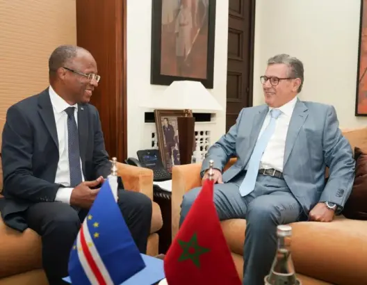 أخنوش يتباحث مع الوزير الأول بحكومة الرأس الأخضر