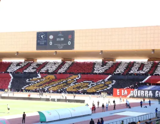جماهير الكوكب المراكشي تبدع بتيفو ولا أروع