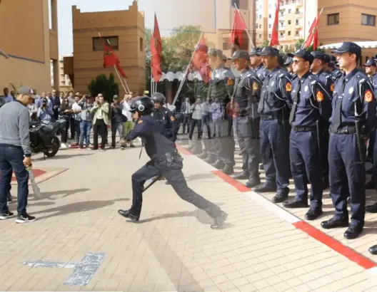 عروض استعراضية أثناء الاحتفاء بالذكرى ال67 لتأسيس الامن الوطني