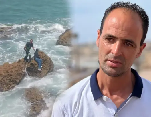 وُصف بـ”البطل”.. إشادة بشاب أنقذ فتاة حاولت الإنتحار من كورنيش آسفي