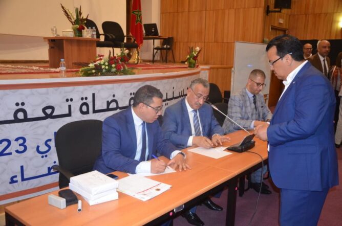تم، نهاية الأسبوع الماضي، انتخاب القاضي محمد رضوان رئيسا جديد للودادية الحسنية للقضاة، وذلك خلفا للرئيس السابق عبد الحق العياسي.